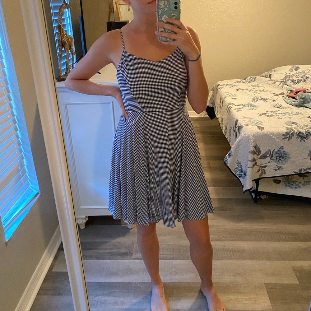 Old Navy gingham dress